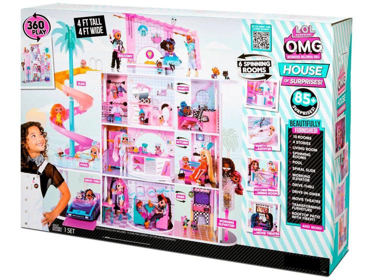 Casa da LOL Surprise OMG House of Surprises - Candide - Casinha de ...