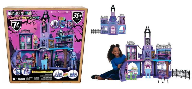 Imagem de Casa de Bonecas Monster High Haunted High School - Mattel