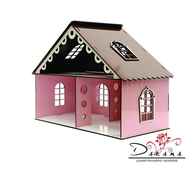 Imagem de Casa de bonecas para mini bonecas compatível com lol e polly modelo lily princesa - darama