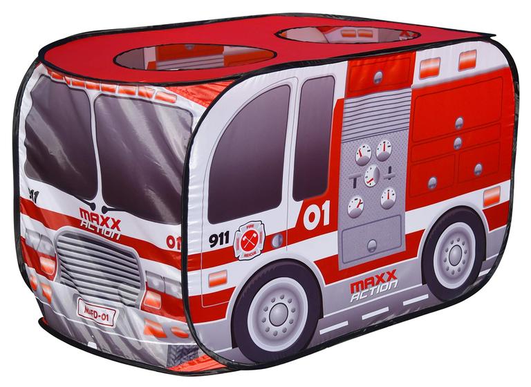 Imagem de Casa de Brincar Dobrável Caminhão de Bombeiros Sunny Days - Para Crianças
