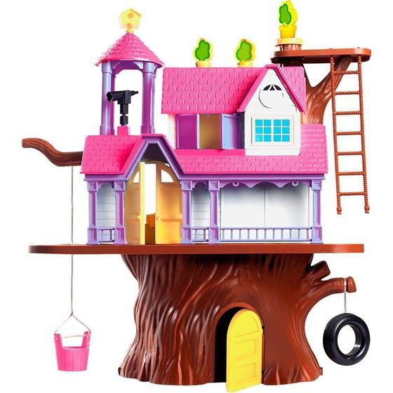 Imagem de Casa na Arvore Homeplay Casinha Infantil com Acessórios Xplast Home Play 3901