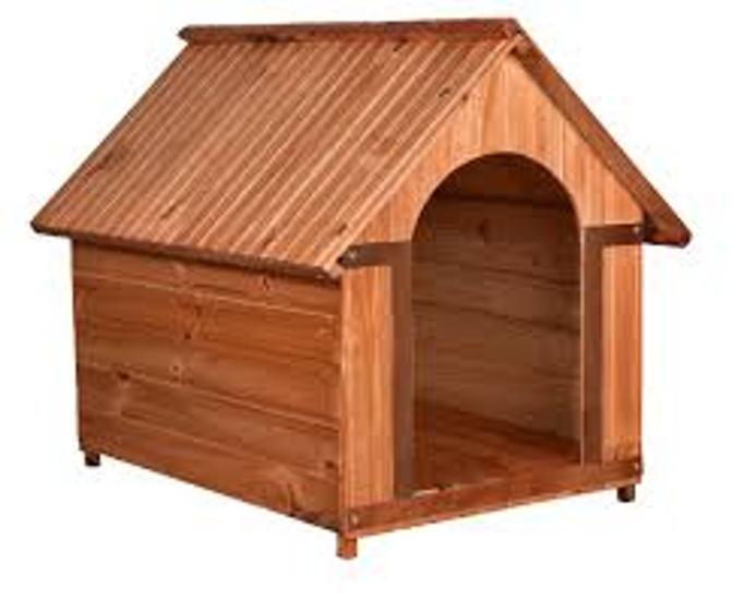 Imagem de Casa para cachorro de madeira