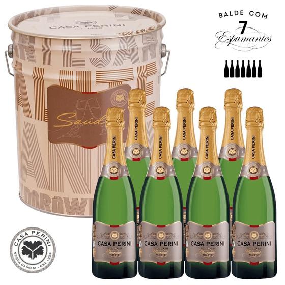 Imagem de Casa Perini Balde de Espumantes Brut - 7 x 750ml