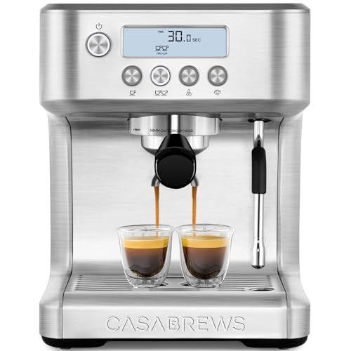 Imagem de CASABREWS Máquina de Espresso 20 Bar com Display LCD e Vaporizador