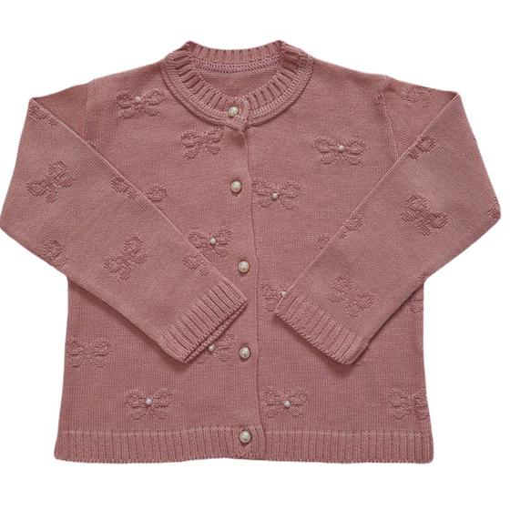 Imagem de Casaco Casaquinho Bebê Infantil Cardigan Tricô Tricot Frio Luxo