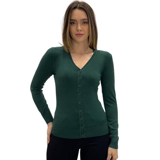 Imagem de Casaco Dunialin Cardigan com Botão Feminino