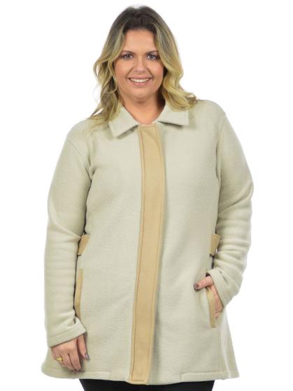 Imagem de Casaco Fleece Plus Size Fenomenal