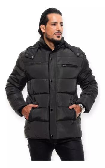 Imagem de Casaco Jaqueta Blusa Forrada Buffer Corto Vento Plus Size Impermeável
