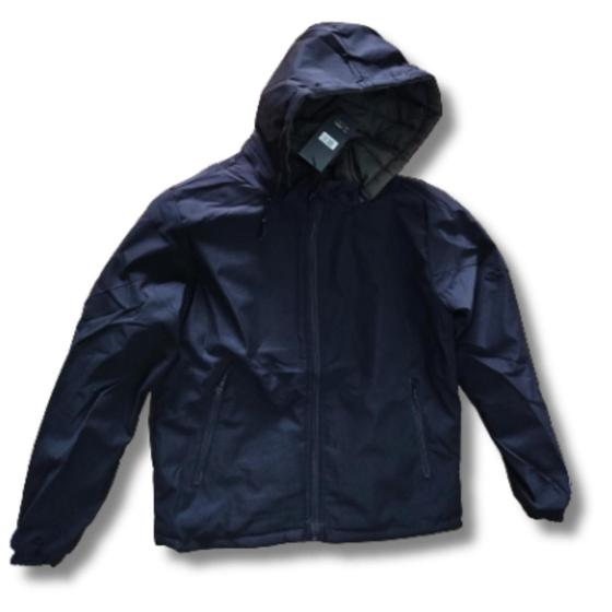 Imagem de Casaco Jaqueta Bobojaco Puffer Lisa para Inverno com Capuz