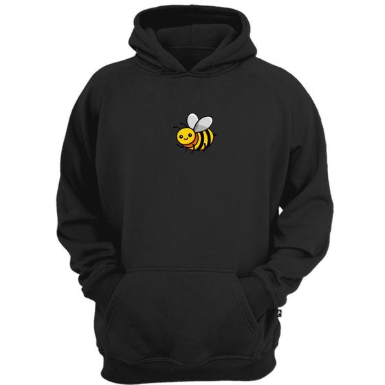 Imagem de Casaco moletom abelha bee moda inverno tumblr blusa de frio