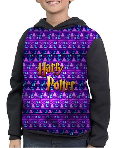 Imagem de Casaco Moletom Infantil Colorido Harry Potter Full Print