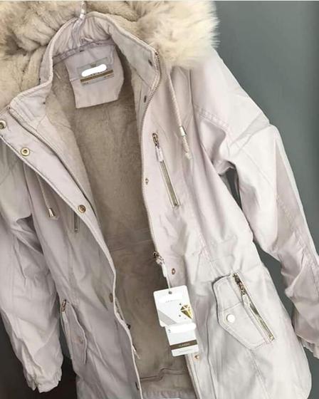 Casaco Parka de Inverno Feminino c Capuz Removivel c Pelo Farto!!! Menor preço em Casaco Parka de Inverno Feminino c Capuz Removivel c Pelo Farto!!!