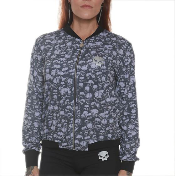 Imagem de Casaco skull cinza - black skull - clothing (xg)