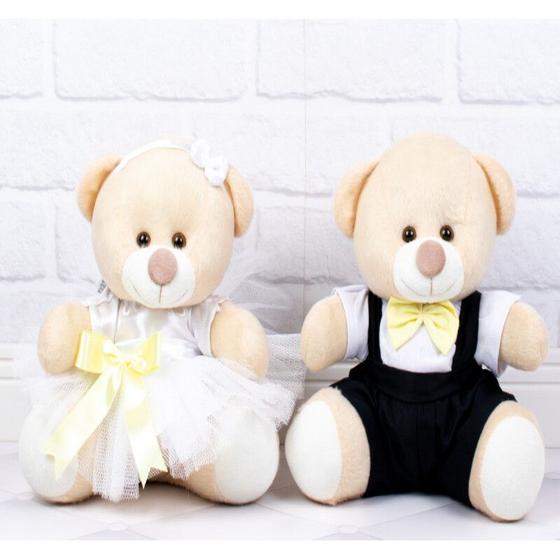 Imagem de CASAL PAJEM PRETO DAMINHA BRANCA - 22cm PARA DECORAÇAO/CASAMENTO.