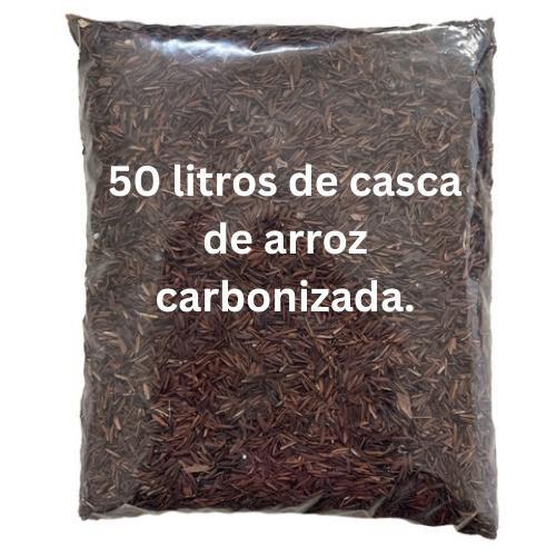 Imagem de Casca de Arroz Carbonizada - 50L
