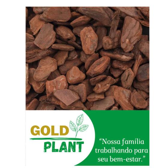 Imagem de Casca de pinus natural semi polida decoraçao 10 litros Gold Plant