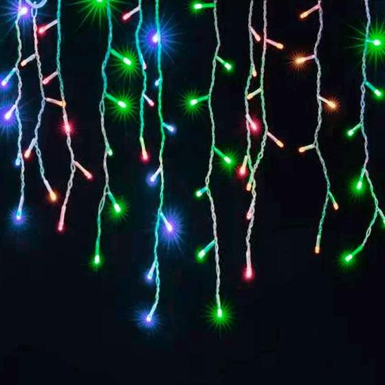 Imagem de Cascata 100 leds color 8f 2,70m (11905)