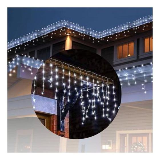 Imagem de Cascata de natal 127v 10 metros 400 leds  - emenda