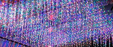 Imagem de Cascata Led  3 Metros Natal Pisca pisca 110v  Varal Lâmpadas Decoração Luzes 8 Funções