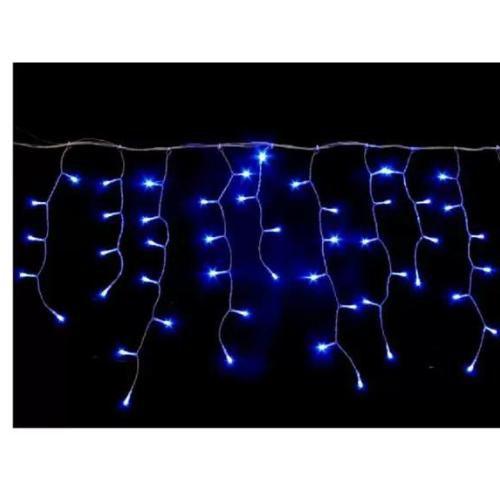 Imagem de Cascata pisca pisca 100 leds azul 127v 1,9m 8 funcoes - Rio Master