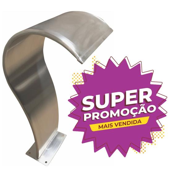 Cascata Piscina Pequena 50x15 Fonte Fit Econômica Inox Premium Chafariz Cachoeira Menor preço em Cascata Piscina Pequena 50x15 Fonte Fit Econômica Inox Premium Chafariz Cachoeira