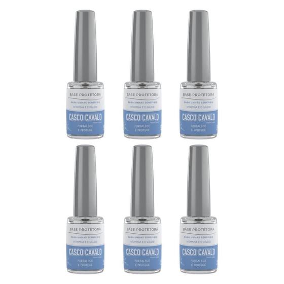 Imagem de Casco De Cavalo Trop Care Protetora 8Ml - Kit Com 6Un