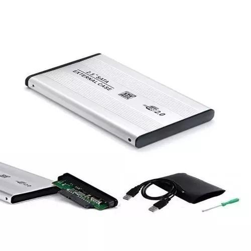 Imagem de Case 2.0 Para HD de Notebook Hdd 2.5 Slim Case Externo com Cabo e Capinha