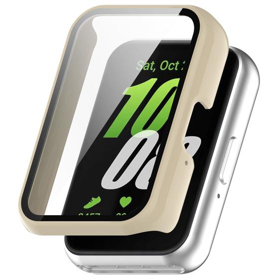 Imagem de Case Acrilico protetor de tela compatível smartwatch fit 3