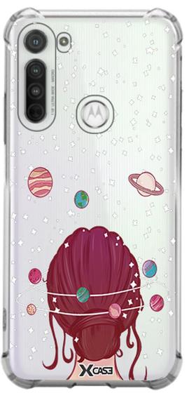 Imagem de Case Cabeça Na Lua (transparente) - Motorola: G5