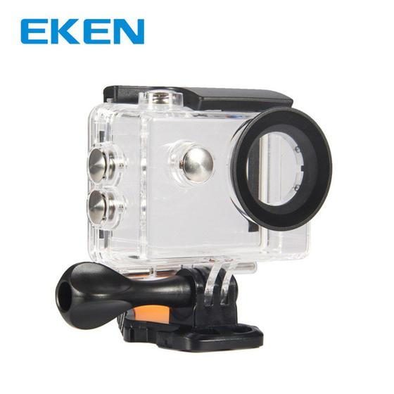 Case Caixa Estanque para Câmera Eken H9R H9 H9SE H9RS Original Acrílico Proteção Prova D'água 30m Mergulho Imagem de Case Caixa Estanque para Câmera Eken H9R H9 H9SE H9RS Original Acrílico Proteção Prova D'água 30m Mergulho