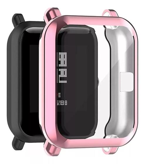 Imagem de Case Capa 2Em1 Com Proteção Para Amazfit Gts 2Mini Rosa