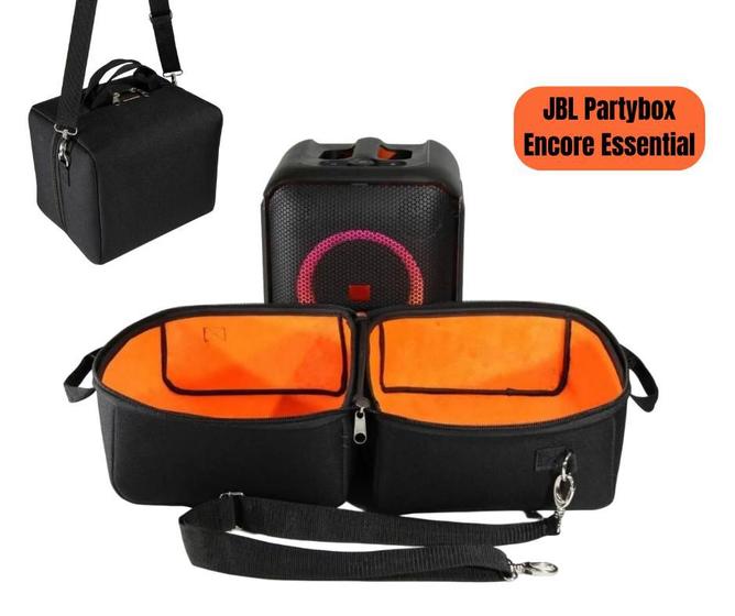 Imagem de Case Capa Bag Mala Estojo Bolsa Protetora Compatível Com Partybox Encore Essential Com Alça