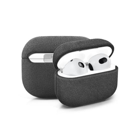 Imagem de Case Capa Camurça Alcantara compatível com AirPods 3