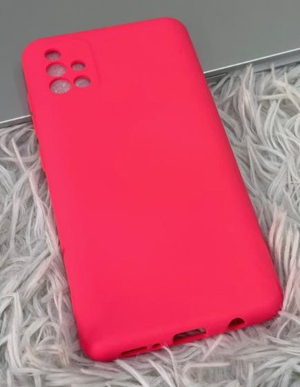 Imagem de Case Capa Capinha A51 Samsung Galaxy Silicone Aveludado Proteção de Câmera