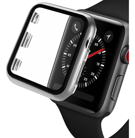 Imagem de Case Capa Capinha Bumper Proteção Vidro Compatível com Apple Watch