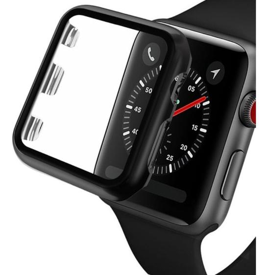 Imagem de Case Capa Capinha Bumper Proteção Vidro Compatível com Apple Watch