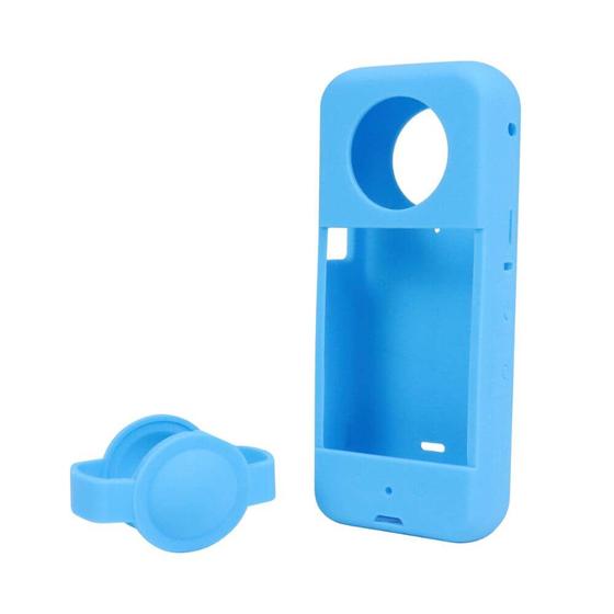 Imagem de Case capa de Silicone para Câmera Insta360 X3 + Protetor de lente