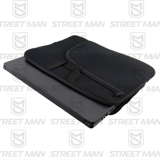 Imagem de Case Capa Mala para Notebook Neoprene Reforçado C/Bolso Rigido Compacto Varias Cores