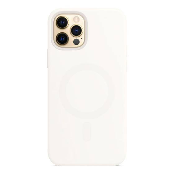 Imagem de Case Capa Proteção Magnética Branco Compatível iPhone 12 Mini