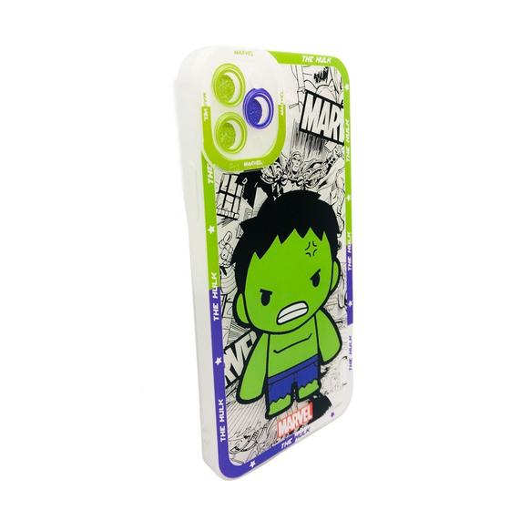 Imagem de Case Capinha Incrivel Hulk Marvel Celular iPhone 13 Pro