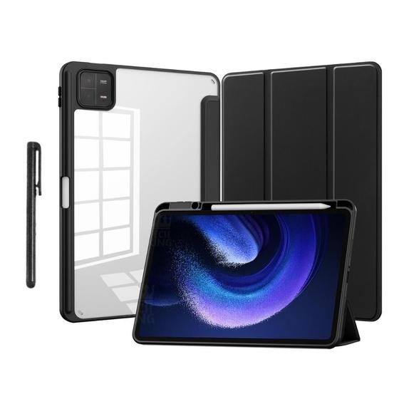 Imagem de Case Com Fundo Acrilico Para Xiaomi Pad 6/6 Pro + Caneta