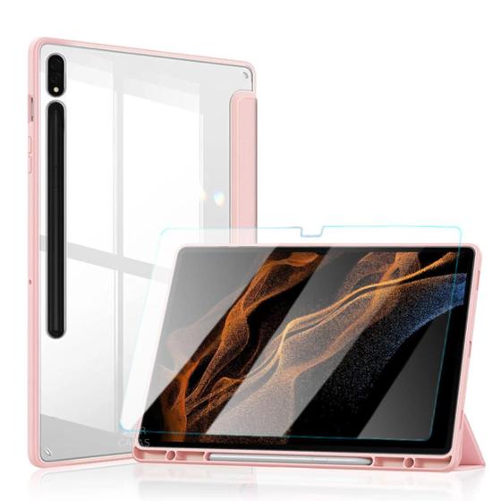 Imagem de Case Com Slot + Vidro Para Tablet Samsung S8 Ultra 14.6 X906