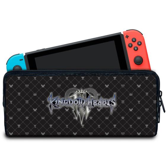 Imagem de Case Compatível Nintendo Switch Bolsa Estojo - Kingdom Hearts 3