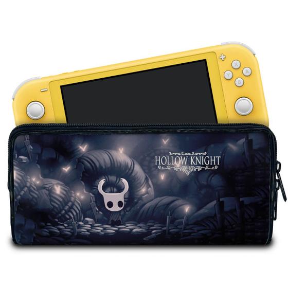 Imagem de Case Compatível Nintendo Switch Lite Bolsa Estojo - Hollow Knight