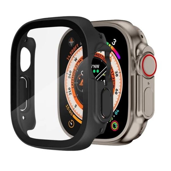 Case De Proteção 2in1 Com Vidro Para Apple Watch Ultra 49mm STAR CAPAS E ACESSÓRIOS Capa e Case De Proteção 2in1 Com Vidro Para Apple Watch Ultra 49mm STAR CAPAS E ACESSÓRIOS Capa e