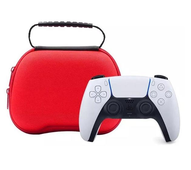 Imagem de Case Estojo Para Controle Playstation 5 PS4 PS3 Xbox 360 One Series Nintendo Switch Vermelho