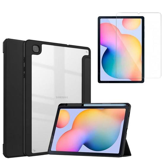 Imagem de Case fundo acrílico + vidro para Samsung Galaxy Tab S6 Lite