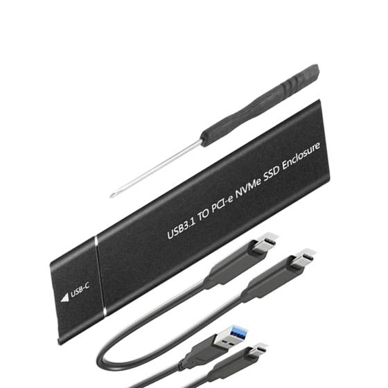 Imagem de Case Gaveta Externo Usb-c 3.0 Para Ssd M.2 Pci-e Nvme csn   cS07
