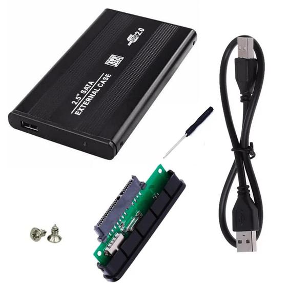 Imagem de Case Gaveta Hd Sata Externo 2,5 Completo Usb 2.0 Pc Notebook LT256PR