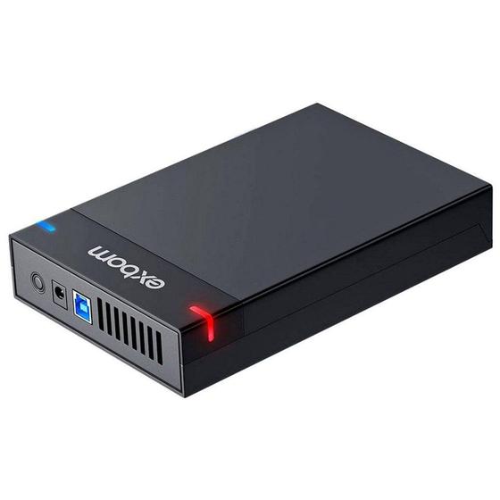 Imagem de Case Gaveta P/ Montar HD Externo 3.5" Grande (de PC) Sata III USB 3.0 6 Gbps - Exbom